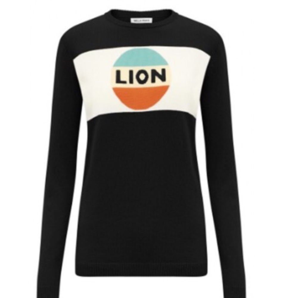 Bella freud Lion stripe sweater jumper